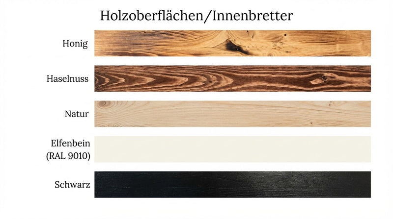 Holzoberflächen / Innenbretter