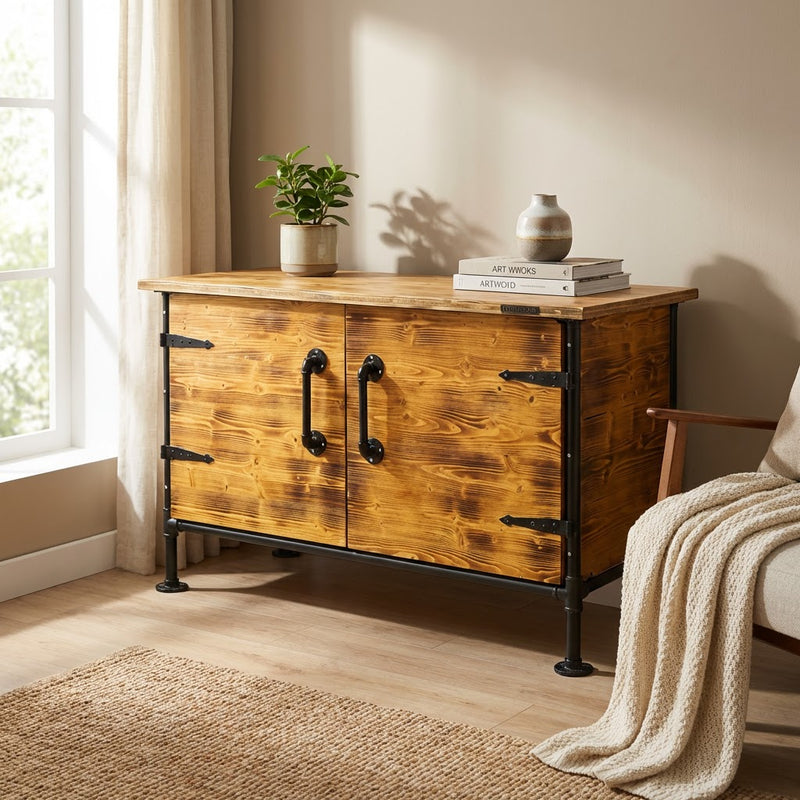 Sideboard Honigfarben Industrial